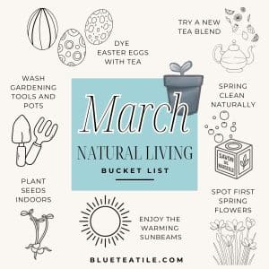 Natural lifestyle bucket list for March.