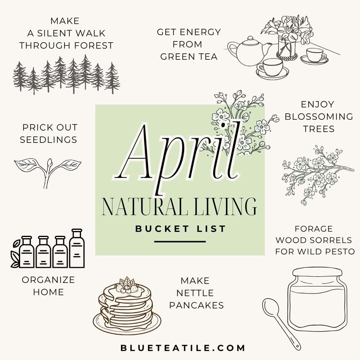 April Bucket List: Welcome the Gentle Growth